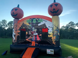 Maison hantée gonflable commerciale <span class=keywords><strong>pas</strong></span> <span class=keywords><strong>cher</strong></span> Halloween maison de rebond de citrouille maison de rebond gonflable pour la <span class=keywords><strong>location</strong></span> de fête - Product Image 2