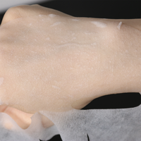 Masque facial en Tencel Lyocell rafraîchissant, texture glacée, matériau de masque adhésif