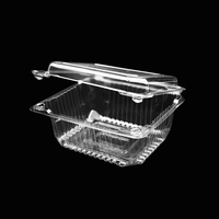 Récipient alimentaire en plastique jetable de haute qualité emballage de légumes boîte de fruits épais à clapet pour l'affichage
