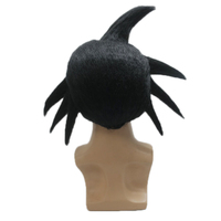 Nouveautés en gros : Perruques synthétiques de cosplay d'Halloween, longueur 13 pouces, haute densité (120%-150%), couleurs personnalisables, perruque de costume