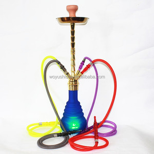 Guangzhou WOYU 4 <strong>Pipes</strong> Gold Hukka Good Price <strong>Hookah</strong> Shisha for bar - Product Image 5