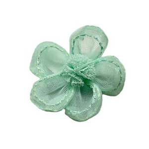 Korean Style Five Petal Flower Fabric 3D Candy Colored Organza Flower Handmade DIY Hair Clothing Shoes <b>Bag</b> <b>Accessory</b> - Product Image 5
