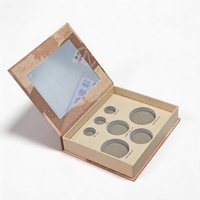 Boîte de palette d'ombres à paupières personnalisée en usine, en papier couché, impression couleur, boîte vide pour pigments, emballage de poudre de maquillage et de fard à joues, vente en gros