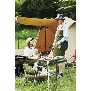 Tablier à bavette en toile verte <span class=keywords><strong>militaire</strong></span> avec bretelles en cuir pour restaurant café lait thé boutique fleur Art barbier joint - Product Image 4