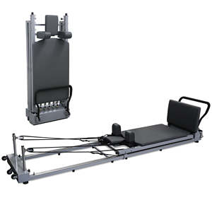 Lit de Pilates <span class=keywords><strong>Zeus</strong></span> Shield haut de gamme, durable, réglable, pour studio de Pilates et usage domestique, en alliage d'aluminium, pliable et télescopique - Product Image 1