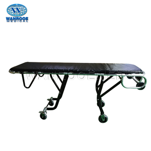 Chất Lượng Cao Y Tế Có Thể Gập Lại Chiều Cao Vị Trí Có Thể Điều Chỉnh Nhà Xác Cot Xe Đẩy Tang Lễ Cáng Cho Xác Chết - Product Image 6