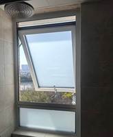 Fenêtres à battants en aluminium double vitrage, étanches et sécurisées, pour projets (vente en gros)