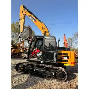 Sany SY135C China Brand Used Crawler Excavator 13.5 Ton With Rubber Tracked Low Price