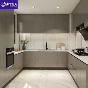 Nhà máy tùy chỉnh chất lượng hàng đầu thiết kế nội thất nhà sơn mài nhà bếp sang trọng tủ Modular tủ bếp & phụ kiện - Product Image 1