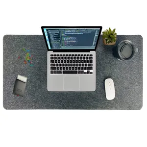 गैर पर्ची कार्यालय घर कीबोर्ड चटाई डेस्क पैड महसूस किया रक्षक माउस चटाई लकड़ी रंग माउस पैड