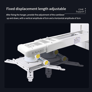 Support mural réglable pour projecteur laser à ultra courte focale <span class=keywords><strong>Cine</strong></span>, support de projecteur UST, capacité de charge de 30 kg, modèle Z154 - Product Image 4