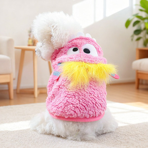 PETCIRCLE Pet <b>Clothes</b> <b>for</b> Autumn and Winter - <b>Small</b> <b>Dogs</b>, Puppies, Happy <b>Dogs</b> and Cats, Warm and Comfortable, Furry Monster - Product Image 1
