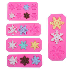 Molde <span class=keywords><strong>de</strong></span> <span class=keywords><strong>Fondant</strong></span> <span class=keywords><strong>de</strong></span> silicona para decoración <span class=keywords><strong>de</strong></span> magdalenas, molde <span class=keywords><strong>de</strong></span> copos <span class=keywords><strong>de</strong></span> nieve en 3D para fiesta <span class=keywords><strong>de</strong></span> invierno - Product Image 4