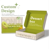 Vente en gros conception personnalisée logo impression de qualité alimentaire pliable gâteau alimentaire biscuit pain pâtisserie beignet macaron boîtes d'emballage en papier