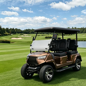 Voiturette de golf électrique de luxe 4 places 72V au lithium avec moteur 5000W, autonomie de 90 km, personnalisable pour la chasse et l'utilisation sur routes non publiques - Product Image 4