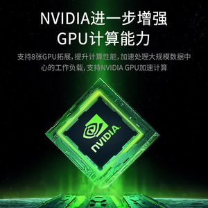 เซิร์ฟเวอร์แบบแร็ค Speedbridge 4U รองรับ AMD EPYC9004 ซีพียูคู่ พร้อม GPU สำหรับเวิร์กสเตชัน AI รองรับโซลูชัน Nvidia GPU - Product Image 4