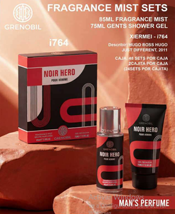 Grenobil Noir Hero For Him 75Ml Perfume <b>Spray</b> <b>Set</b> - Product Image 3