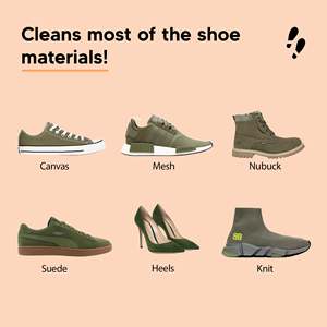 Spray Rénovateur pour Daim Vert Olive avec 2 Lingettes Nettoyantes pour Chaussures – Restaure la Couleur des Daim et Nubuck Décolorés, Nettoie et Revitalise - Product Image 2