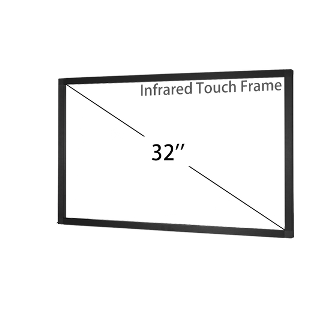 Sensitive New Capacitive Touch Frame 32 Inch Customized Anti-light Advertising Interactive USB DVI for Kiosk