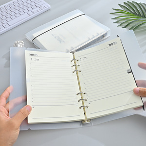 Neues Loseblatt-Notizbuch 2027 Englisch 365-Tage Tagesplaner Alternative A5 Thermopapier 80g/m² Beige Innenseiten Notizbuch auf Lager - Product Image 4