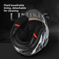 Casque de moto/trottinette électrique RNG ABS, design 3/4 ouvert, certifié 3C, double visière toutes saisons, ajustement universel