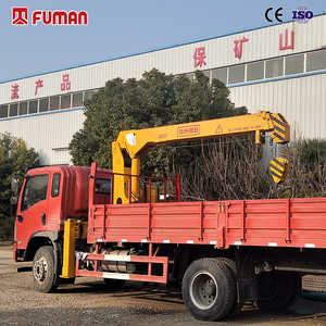 מנוף משאית נייד 5 טון של פומן, מנוף טלסקופי מפרקי, מנוף רכוב על משאית - Product Image 5