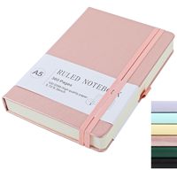 Carnet de notes pour écrire A5 180 feuilles 360 pages Carnet 100gsm Papier ligné Relié cuir Carnet 5,9'' X 8,4''