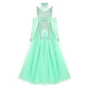 Robe de <span class=keywords><strong>danse</strong></span> moderne pour femmes, nouvelle robe de <span class=keywords><strong>danse</strong></span> de salon standard, costume de compétition de valse et de <span class=keywords><strong>foxtrot</strong></span>, robe de performance pour <span class=keywords><strong>danse</strong></span> sociale - Product Image 6