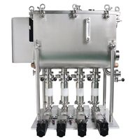Structure de pompe à piston à vanne rotative Servo pour traitement des eaux usées