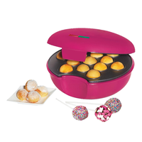 Machine à Mini Cake Pops 800W, Nouveau Modèle Chaud, avec Plaque Antiadhésive, Fait 12 Cake Pops, Cadeau d'Anniversaire et de Fête