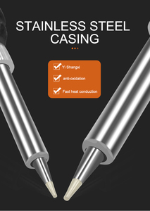 Thiết Bị Điện Tử Có Thể Điều Chỉnh Nhiệt Độ Hàn Công Cụ Hàn Sắt Công Cụ Thiết Lập Với 5Pcs Hàn Lời Khuyên Và 50G Dây Hàn - Product Image 4