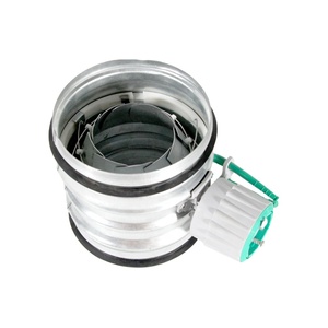 Amortiguador de Control de volumen de aire de acero galvanizado, sistema de conducto redondo <span class=keywords><strong>HVAC</strong></span> - Product Image 2