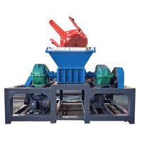 Disque Double Arbre Déchets Métal Broyeur Broyeur Machine De Recyclage Fibre Châssis Plastig Multi-Purpose Shear Voupon Cutters