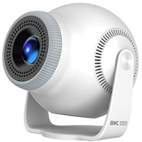 Nouveau projecteur de football miniature 8K pour la maison et la chambre, Ultra-HD HDR10+, 450 lumens ANSI, écran mobile sans fil, Android 14, 8 Go de ROM