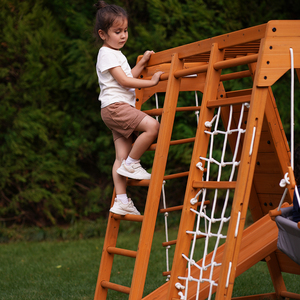 Estructura de escalada de madera para niños, gimnasio <span class=keywords><strong>infantil</strong></span> interior, juguetes para <span class=keywords><strong>parque</strong></span> <span class=keywords><strong>infantil</strong></span> - Product Image 4