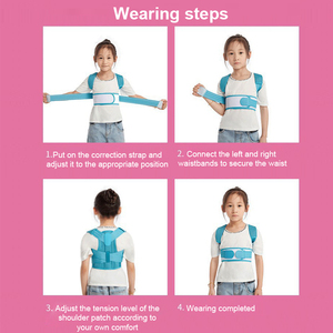 Có thể điều chỉnh trẻ em chỉnh hình Corset trẻ em của cột sống trở lại thắt lưng vai Brace tư thế <span class=keywords><strong>Corrector</strong></span> Belt thoải mái trở lại hỗ trợ - Product Image 3