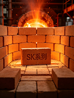 Fabricant chinois de briques réfractaires de la série SK, SK32, SK34, SK36, SK38, SK40, briques ignifuges, taille personnalisée disponible, échantillon gratuit