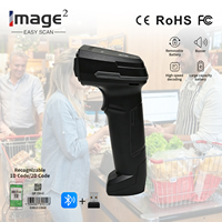 Escáner de Código de Barras 2D Bluetooth, Terminal Portátil para Inventario, Lector de Códigos QR para Supermercados, Farmacias y Tiendas Minoristas