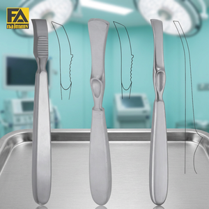 เครื่องมือผ่าตัดแบบโค้ง Farabeuf Elevator Curved Raspatory ขนาด 11 มม. สำหรับการผ่าตัดทั่วไป ใช้งานด้วยมือ นำกลับมาใช้ใหม่ได้ ได้รับการรับรองมาตรฐาน CE - Product Image 3