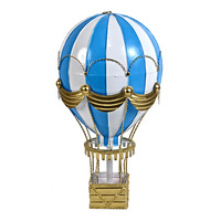 Modèle de montgolfière vintage en métal, ornement de bureau, cadeau décoratif pour la maison et le bureau, vente en gros personnalisée pour les hôtels