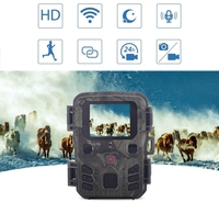 Mini caméra Bluetooth WiFi301 24MP 1080P caméra de chasse de sécurité extérieure Vision nocturne infrarouge détection de mouvement caméra de piste
