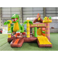 Château gonflable commercial dinosaure