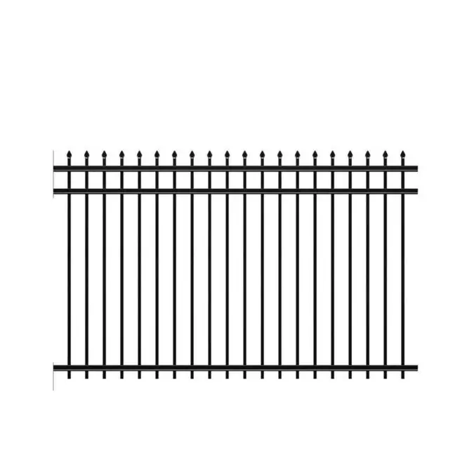 Popular Design Metal Iron Panel Garden Metallic Ornamental Fencing