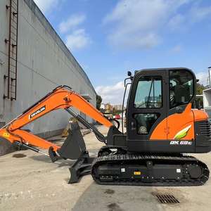 Excavadora sobre orugas Doosan DX60 usada con buen rendimiento Venta caliente - Product Image 1