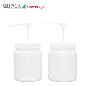 Récipient de ketchup en plastique HDPE 1250ml pompe bouteille distributeur de sirop <span class=keywords><strong>Monin</strong></span> Sauce pompe pour cuisine emballage alimentaire - Product Image 2