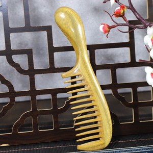 Peigne en bois de santal à dents larges pour massage des méridiens, pour usage domestique - Product Image 3