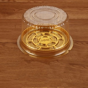 Bán Buôn trong suốt vòng rõ ràng bao bì nhựa hộp Hot phong cách dùng một lần PET cho thực phẩm sử dụng bánh bánh mì bao bì container - Product Image 6