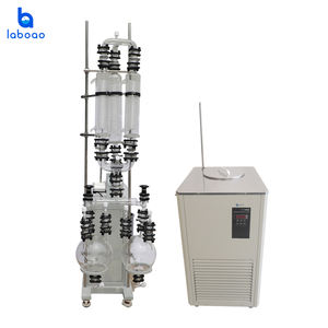 Evaporador Rotatorio al Vacío Industrial Laboao de 20L con Doble Condensador y Frascos Receptores en Venta - Product Image 3