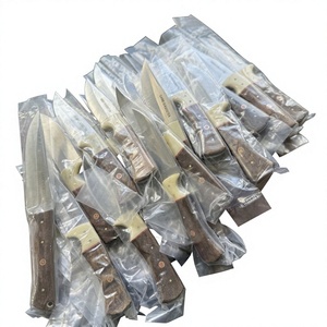 Cuchillo de caza para exteriores de hoja fija de acero inoxidable con mango de hueso - Product Image 2