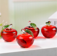 Groothandel Kristallen Bruiloft Kinder Verjaardag Feestdagen Promotie Cadeaus Schattige Decoratie Beeldje Souvenir Kristallen Fruit Ambachten